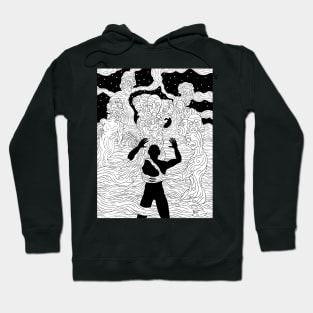 Faces and Figures in the Mist Hoodie